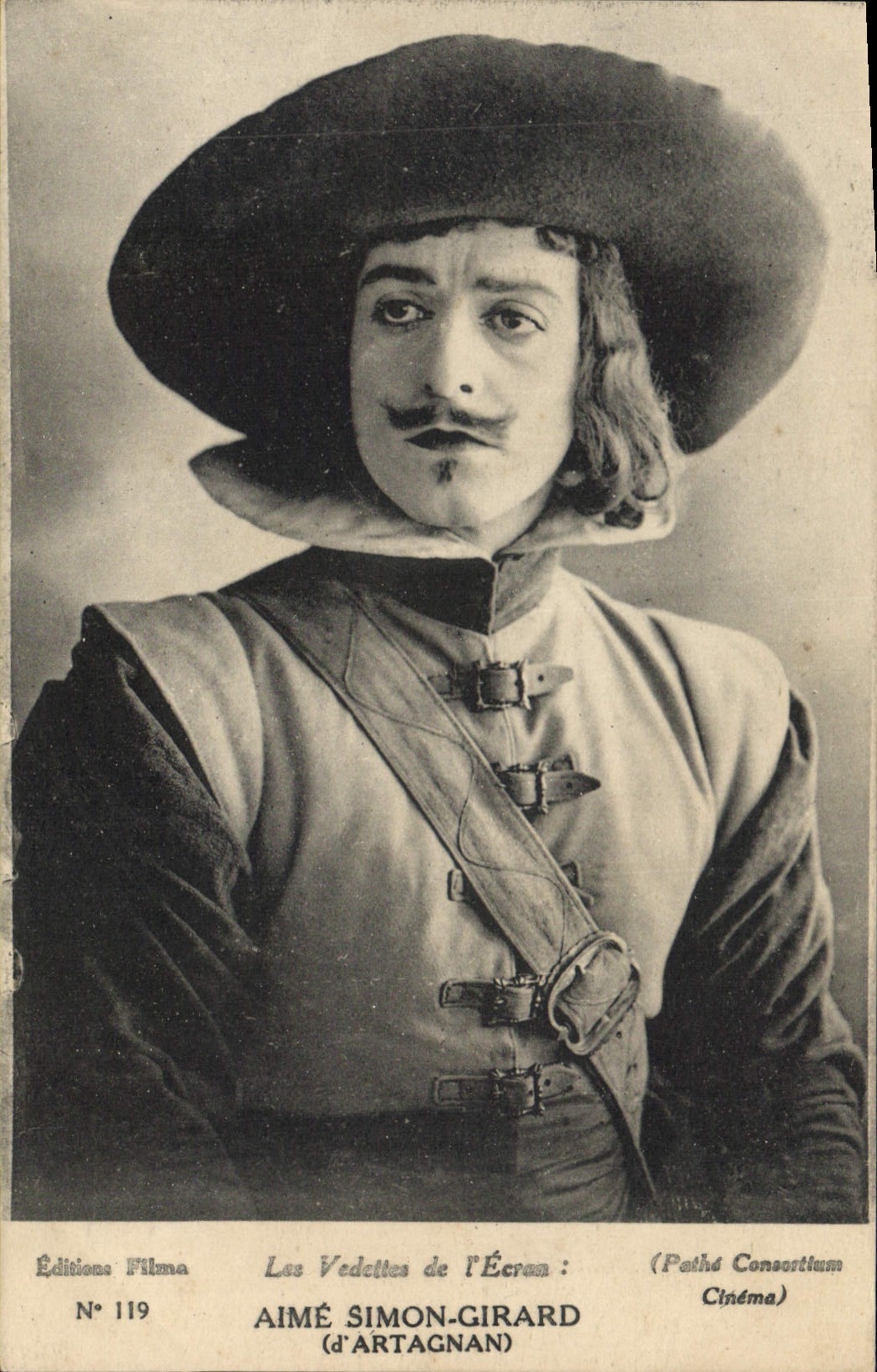 CPM Cinema Aime Simon Girard D'Artagnan Trois Mousquetaires 