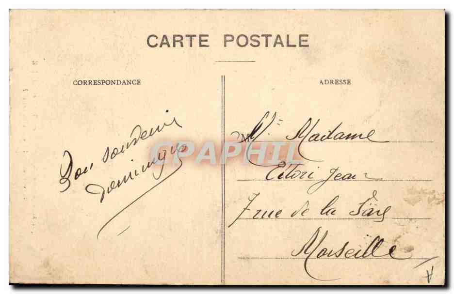 CPA Folklore Costumes de Rennes et d'Ille et Vilaine  — Verso
