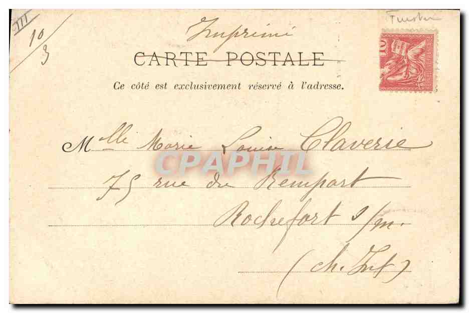 CPA Folklore Enfant Roscovite  — Verso
