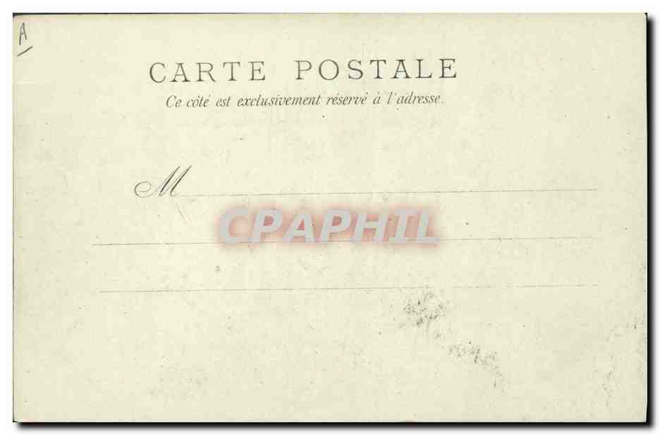 CPA Folklore Vieillard des environs de Quimperle et Faouet a la chapelle Saint David a Sainte Barbe  — Verso