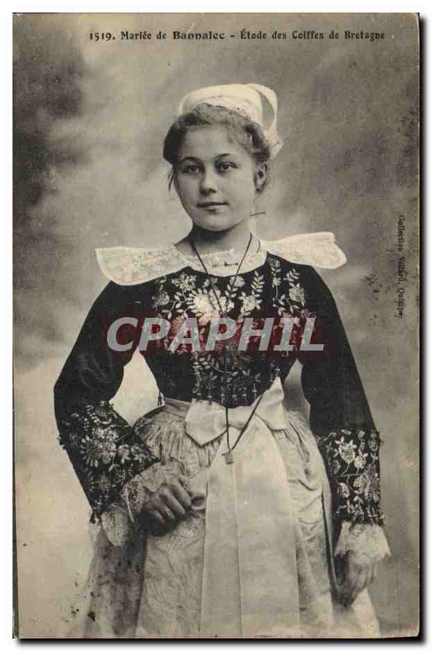 CPA Folklore Mariee de Bannalec 