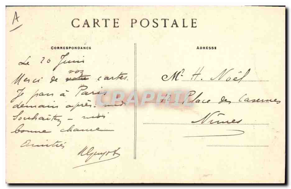 CPA Folklore Jeune fille de Pont L'Abbe Profil de la coiffe  — Verso