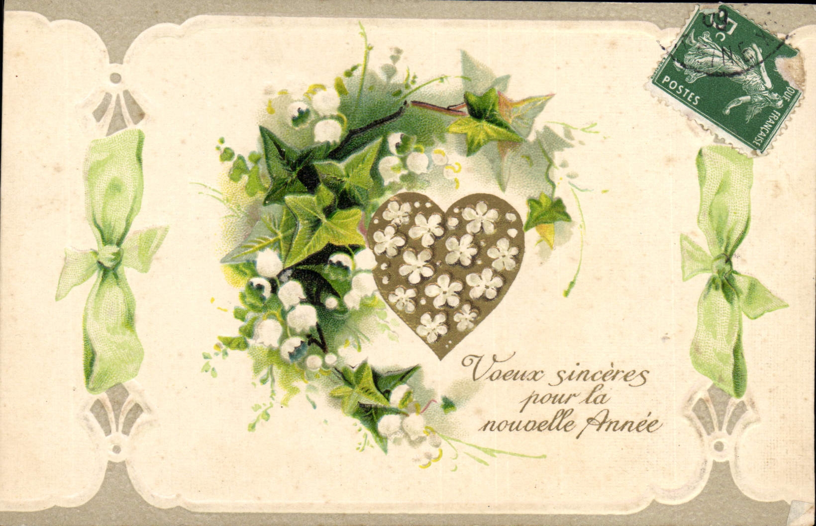 CPA Fantaisie Fleurs Muguet 