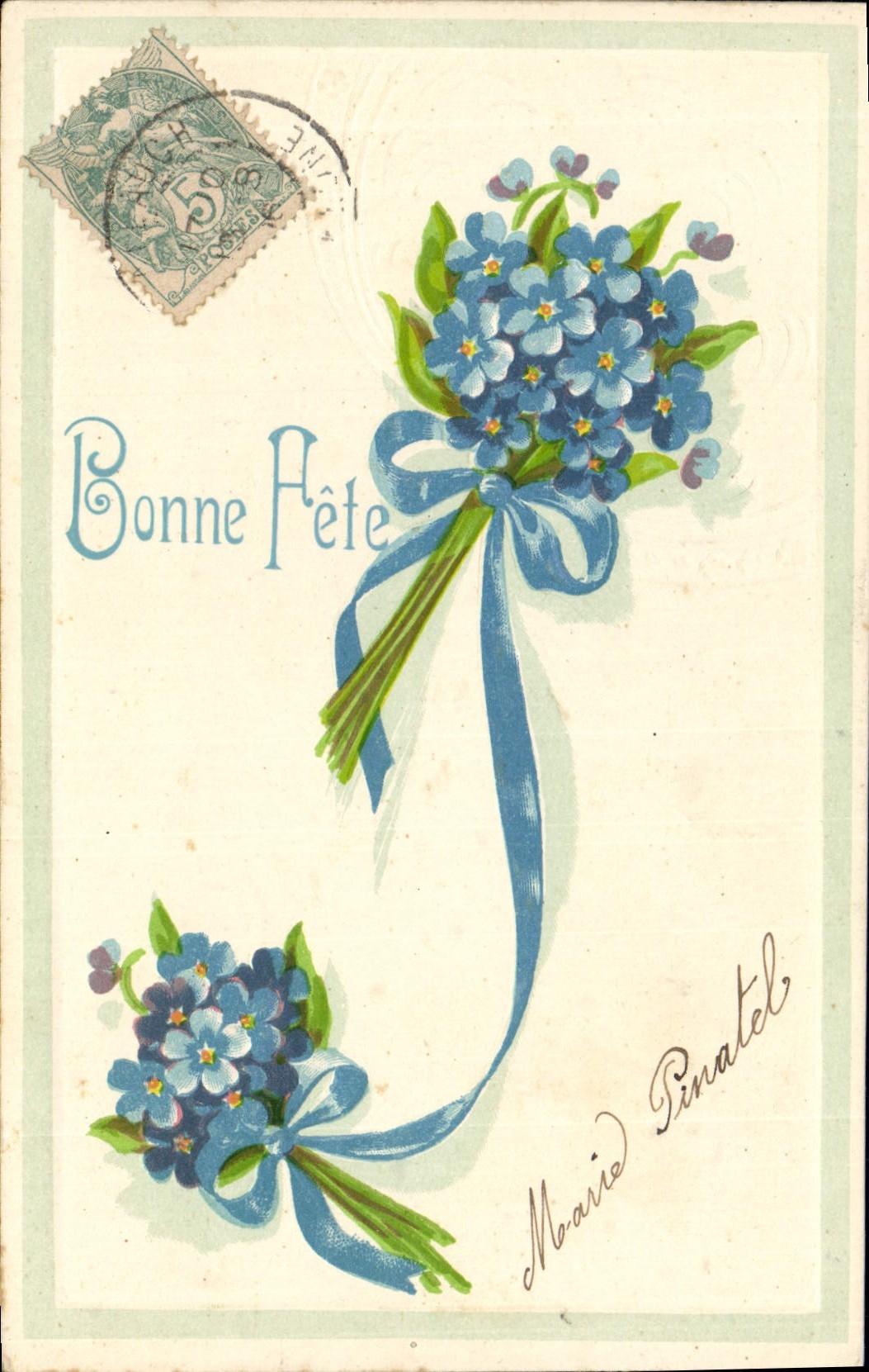 CPA Fantaisie Fleurs 