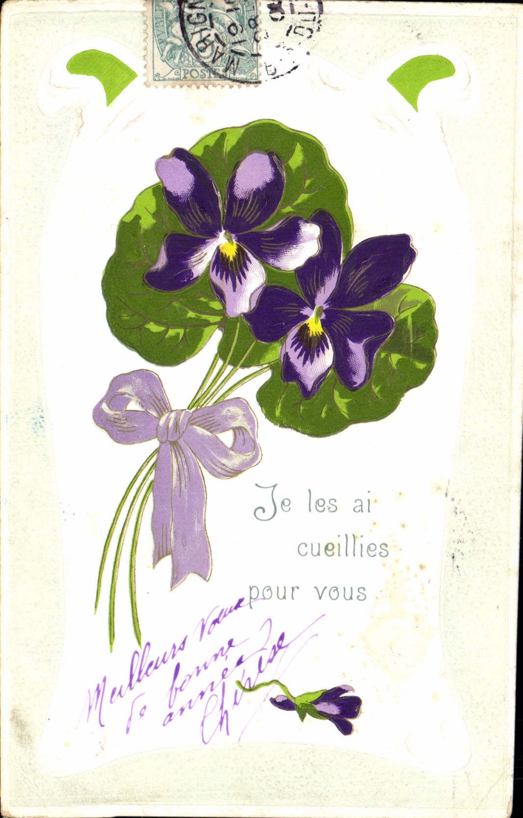 CPA Fantaisie Fleurs 