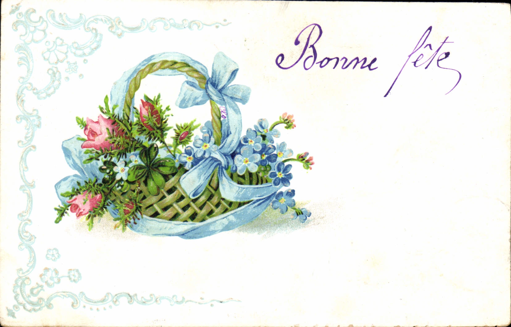 CPA Fantaisie Fleurs 