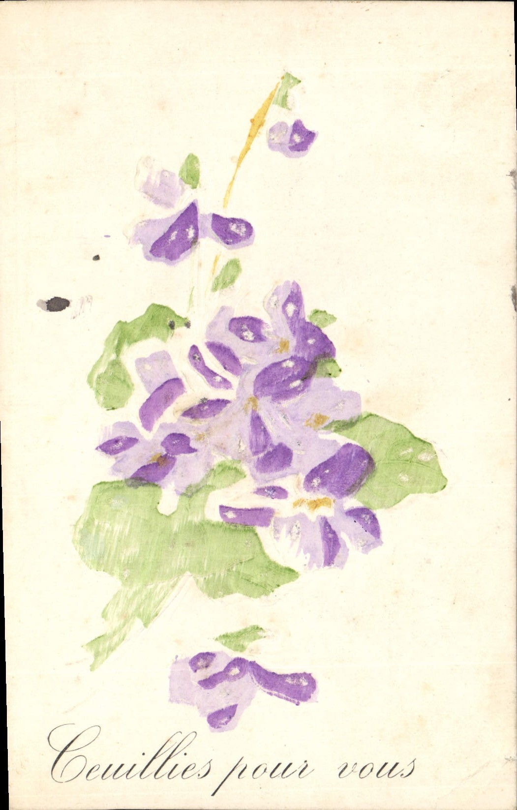 CPA Fantaisie Fleurs 
