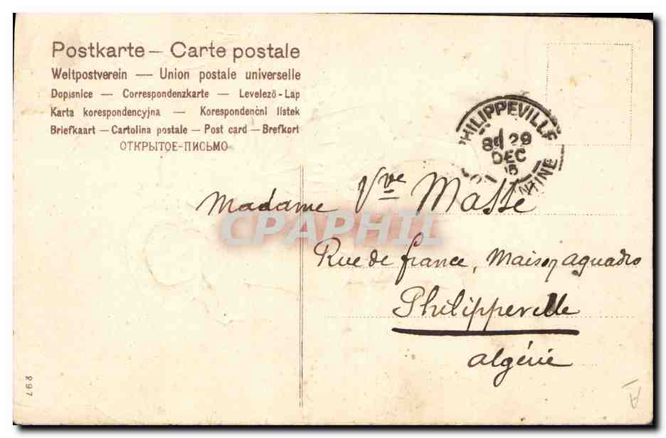 CPA Fantaisie Enfants  — Rückseite