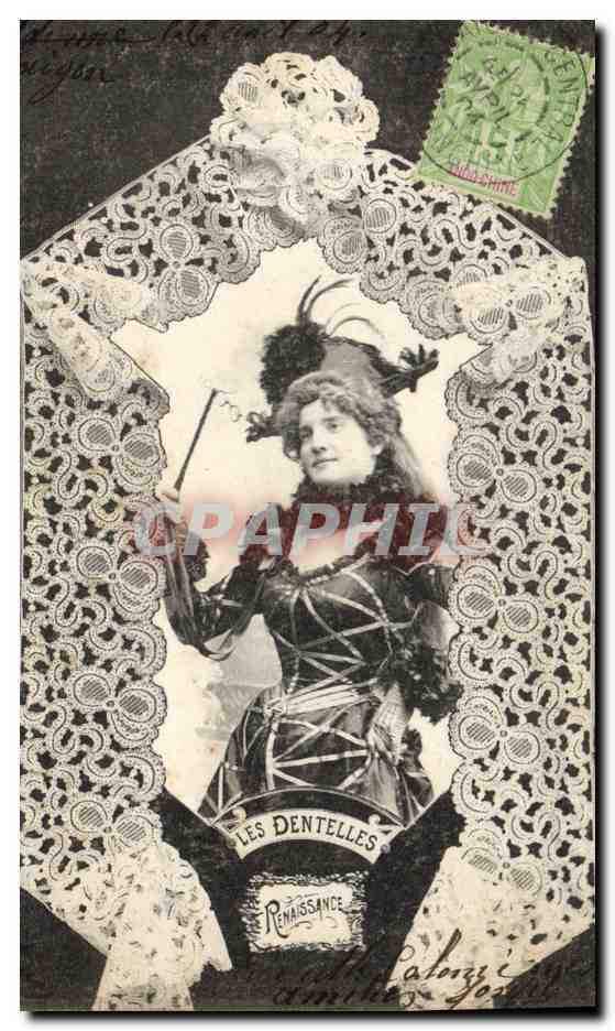 CPA Folklore Dentelle Dentelliere Renaissance Indochine Saigon 