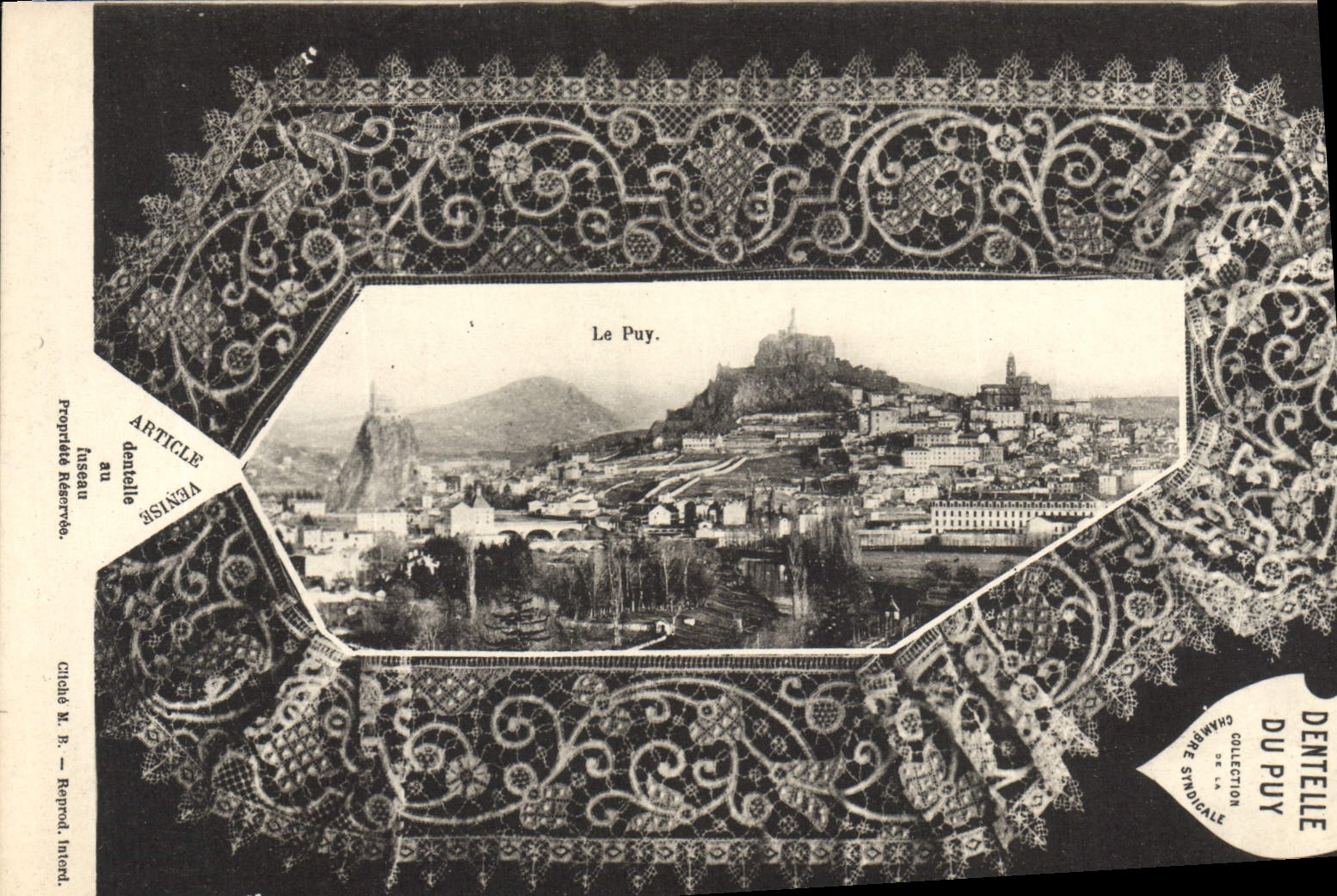 CPA Folklore Dentelle Dentelliere Le Puy 