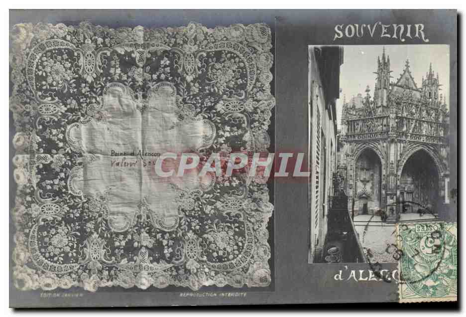 CPA Folklore Dentelle Dentelliere Alencon 