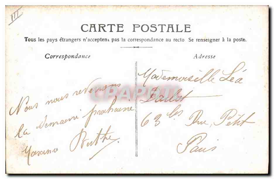 CPA Folklore Dentelle Dentelliere Bonnet Alenconnais  — Verso