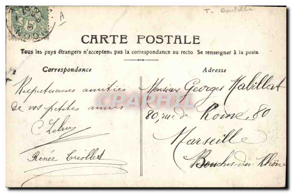 CPA Folklore Dentelle Dentelliere Alencon  — Verso