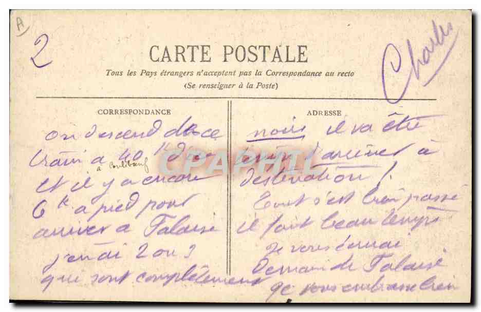CPA Folklore Dentelle Dentelliere Point d'Argentan Ecole dentelliere d'Argentan Normandie  — Verso