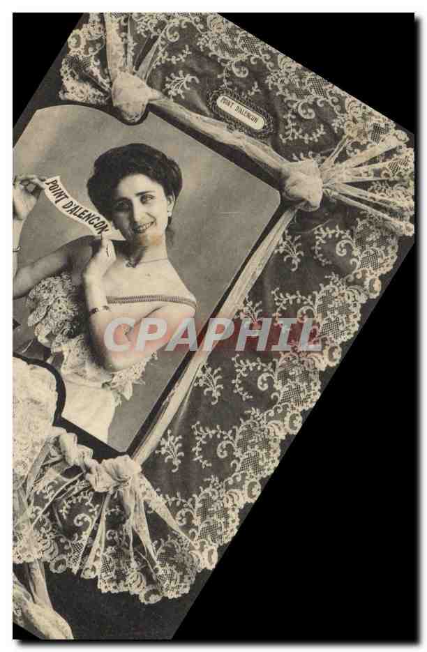 CPA Folklore Dentelle Dentelliere Point d'Alencon 