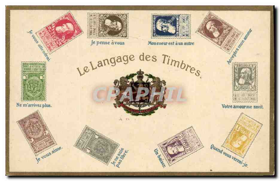 Le Langage des Timbres — édition de la poste belge