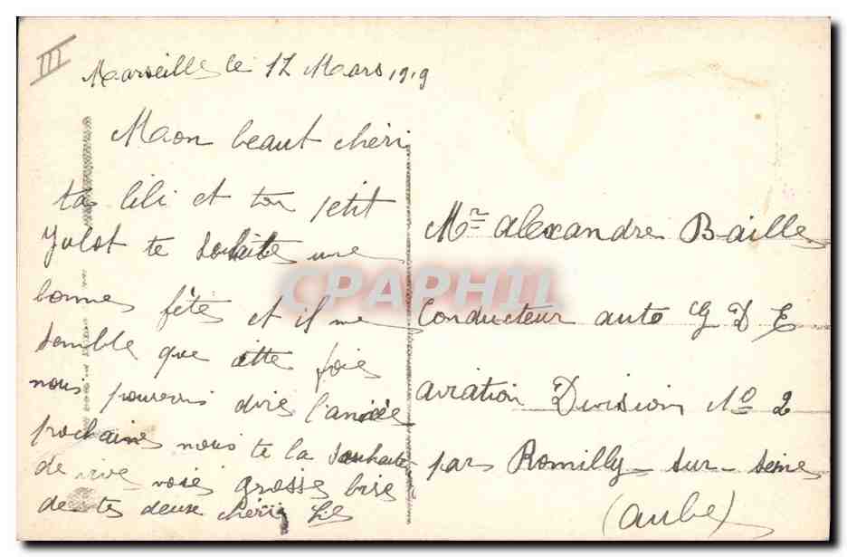 CPA Fantaisie Langage des fruits Militaria Soldat  — Verso