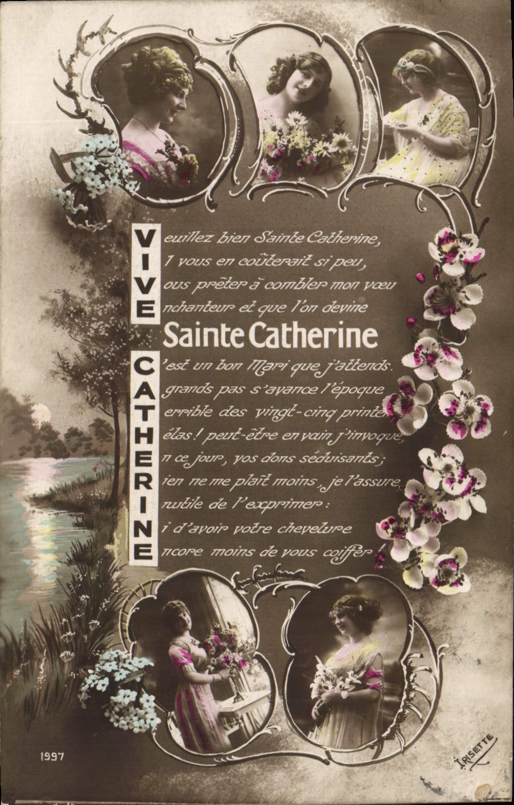 Sainte Catherine — VIVE SAINT CATHÉRINE — Irissette, n° 1997