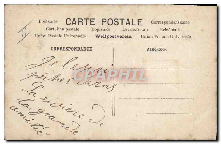 CPA Fantaisie Le nouveau langage des Fleurs  — Verso