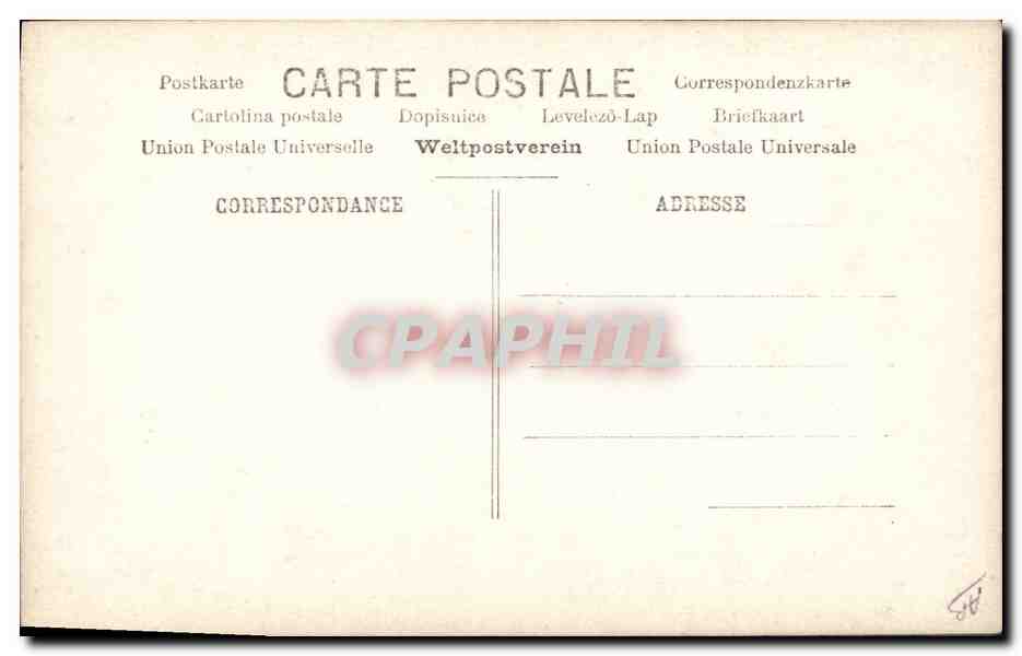 CPA Polin  — Verso