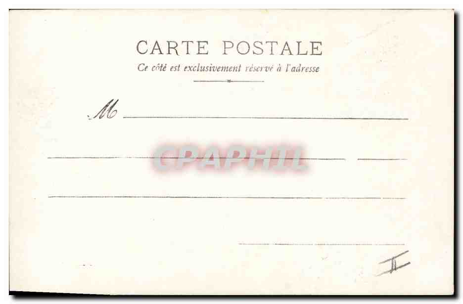 CPA Emile Loubet  — Verso