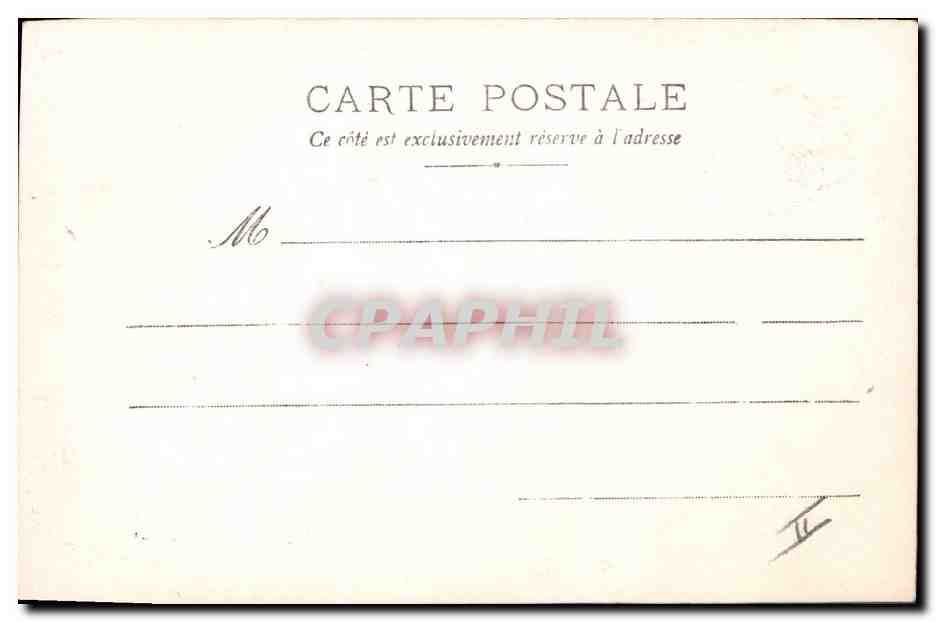 CPA Emile Loubet  — Verso