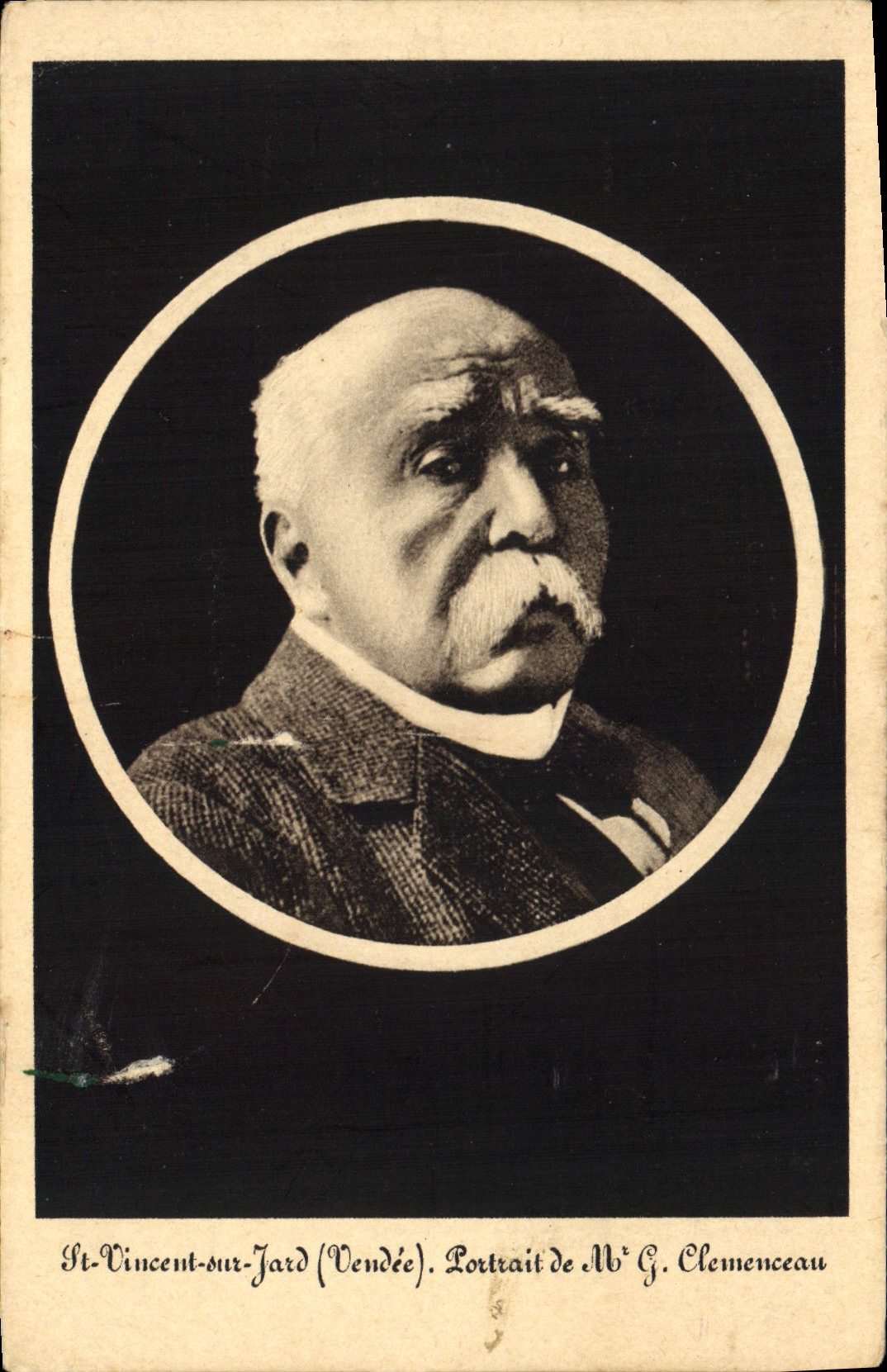 CPA St Vincent sur Jard Portrait de Mr G Clemenceau 