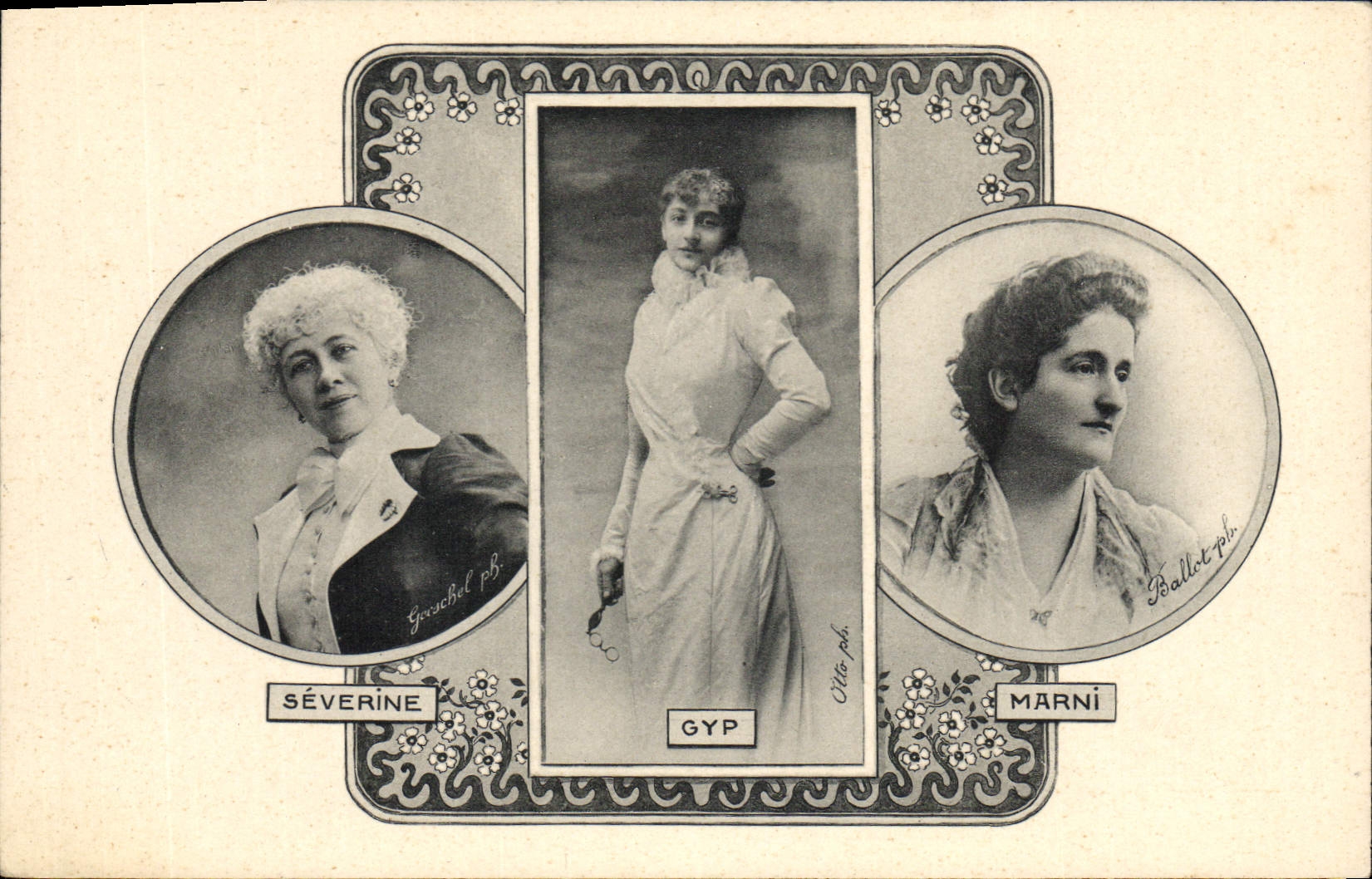 Séverine, Gyp, Marni — trois artistes — Otto Ballet phot.