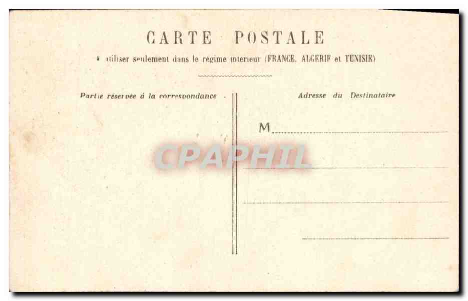 Jeune fille en chapeau à fleurs — Souvenir de Couty — éditeur non identifié — Rückseite