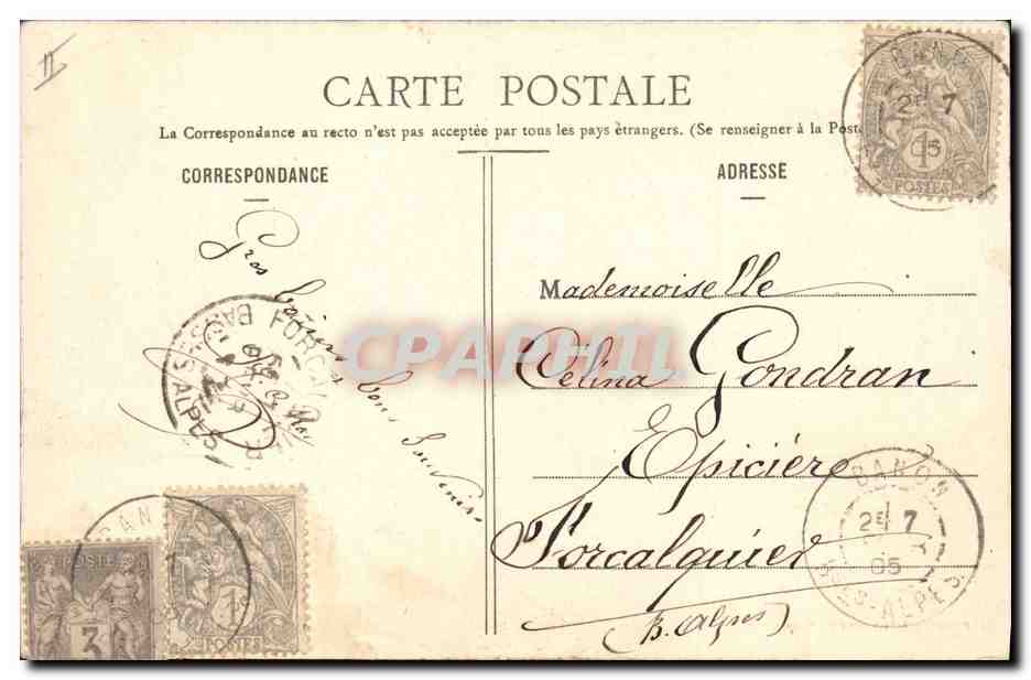 Femme avec éventail — Phototypie A. Bergeret & Cie, Nancy — Verso