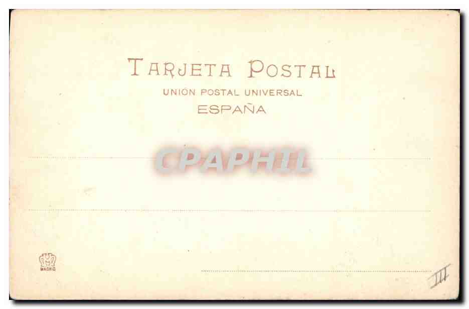 CPA Corrida Course de taureaux Una Vara — Rückseite