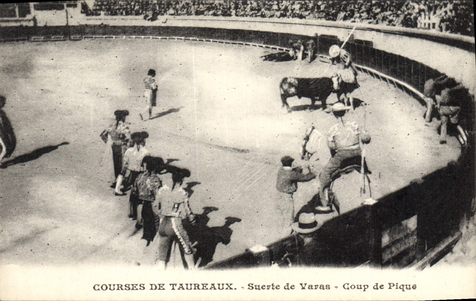 Courses de taureaux — Suerte de Varas — Coup de Pique