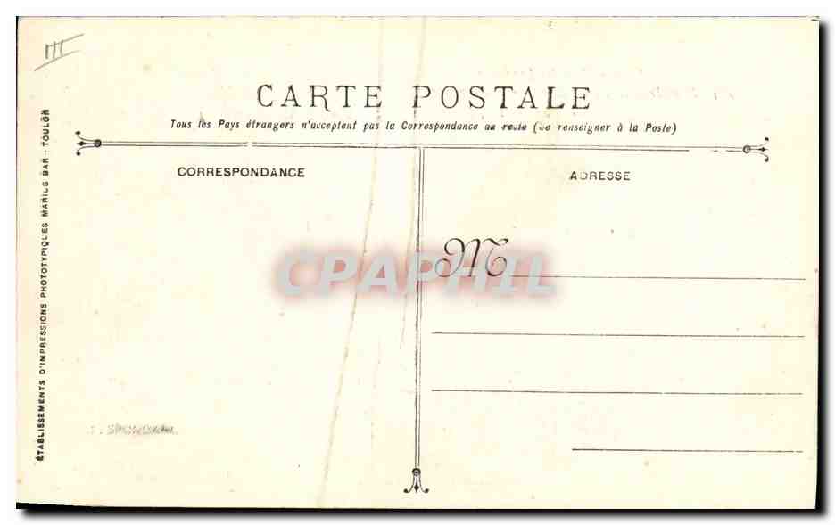 CPA Bateau de Guerre Waldeck Rousseau Croiseur Cuirasse  — Verso