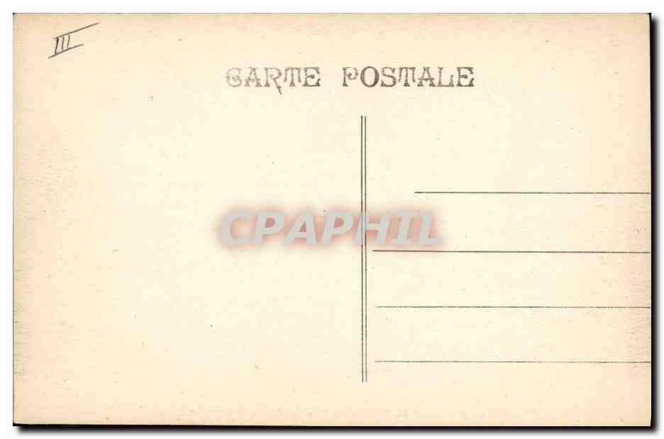 CPA Bateau de Guerre Yser Aviso  — Verso