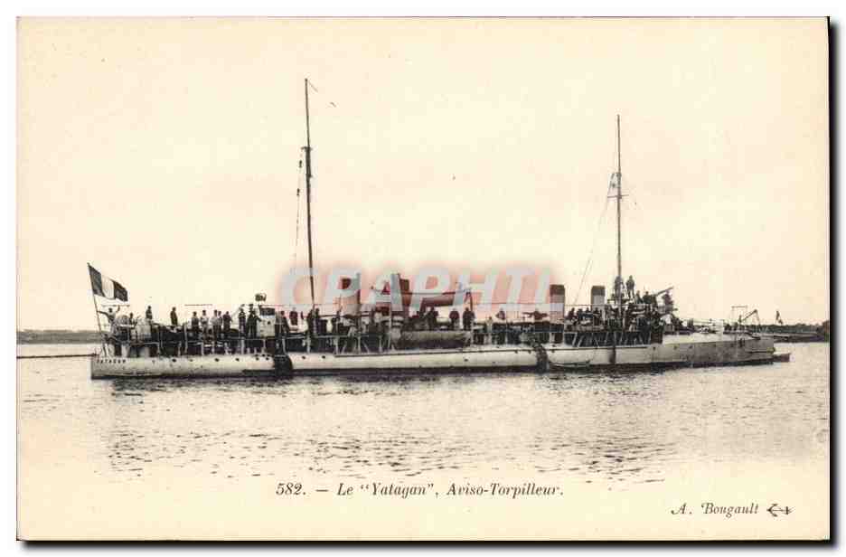 Le "Yatagan", Aviso-Torpilleur — Série 582 — A. Bongault