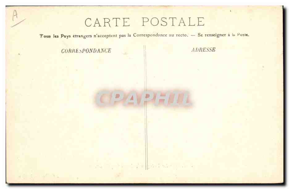 CPA Bateau de Guerre Le Yatagan Aviso Torpilleur  — Verso