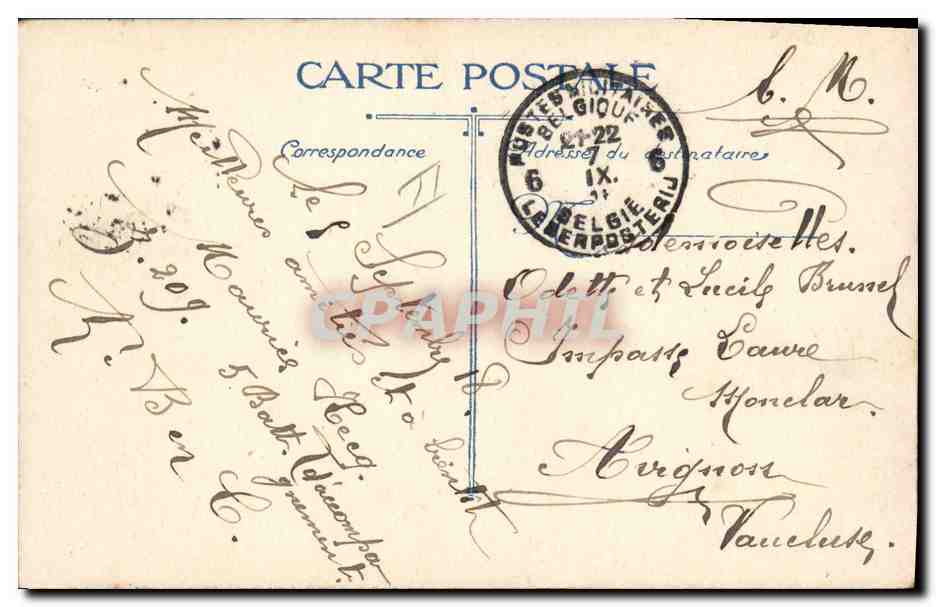 État-Major belge — Général & Capitaine — L.5 — Éditeur M.T.P.L. — Achterkant
