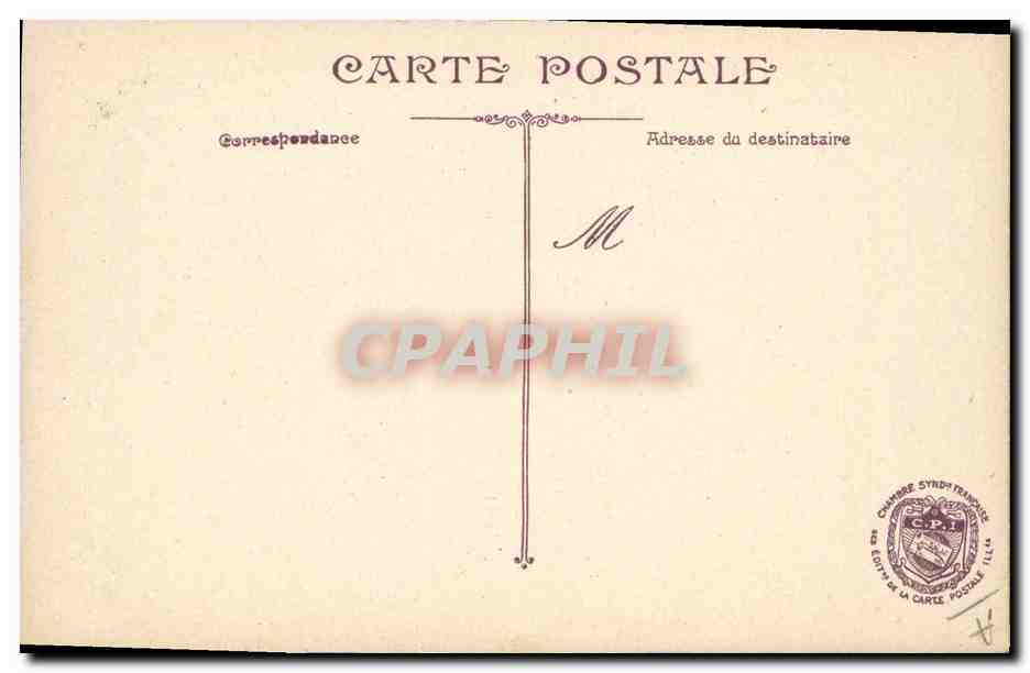 CPA Militaria LVC Joffre Medailles — Rückseite