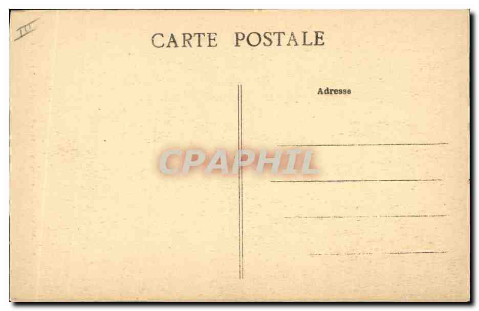 CPA Folklore Jeune fille de Pont Croix — Verso