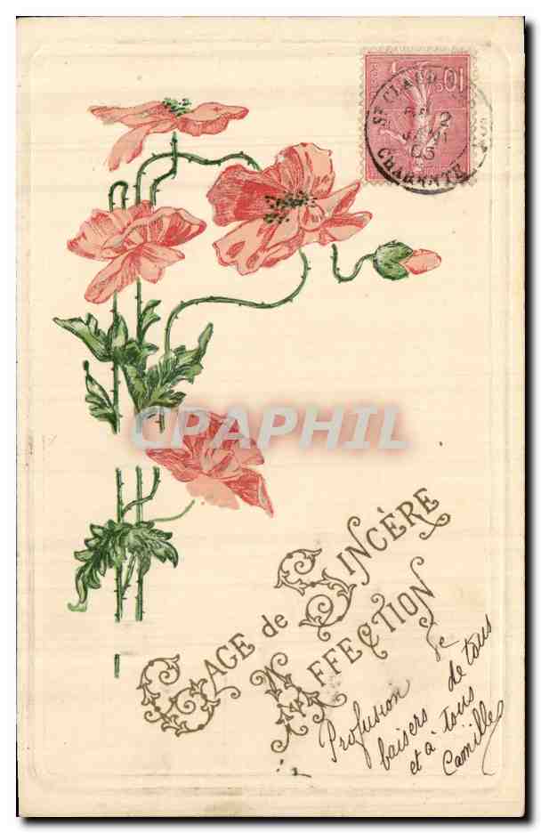 CPA Fantaisie Fleurs 