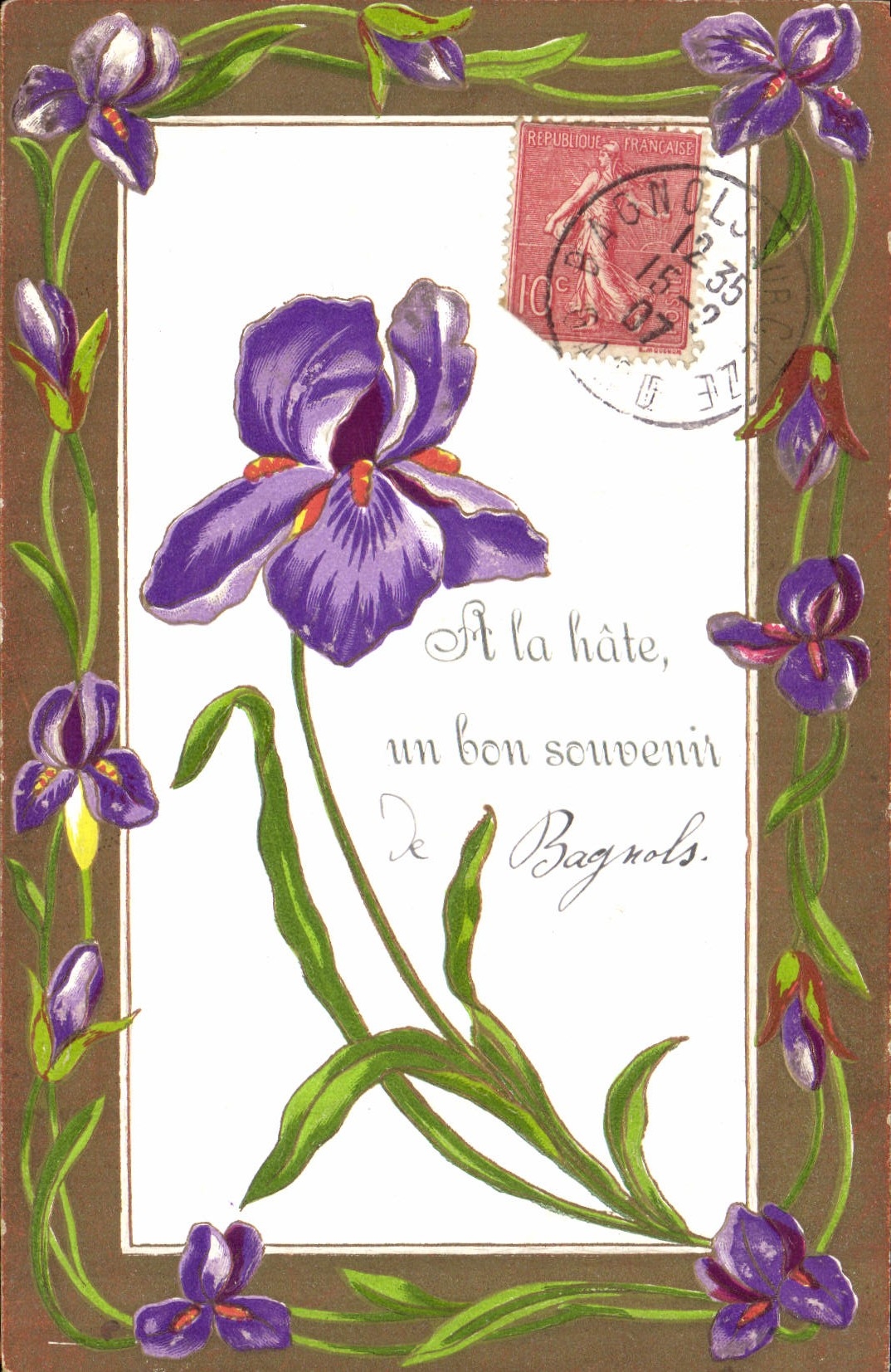 CPA Fantaisie Fleurs 