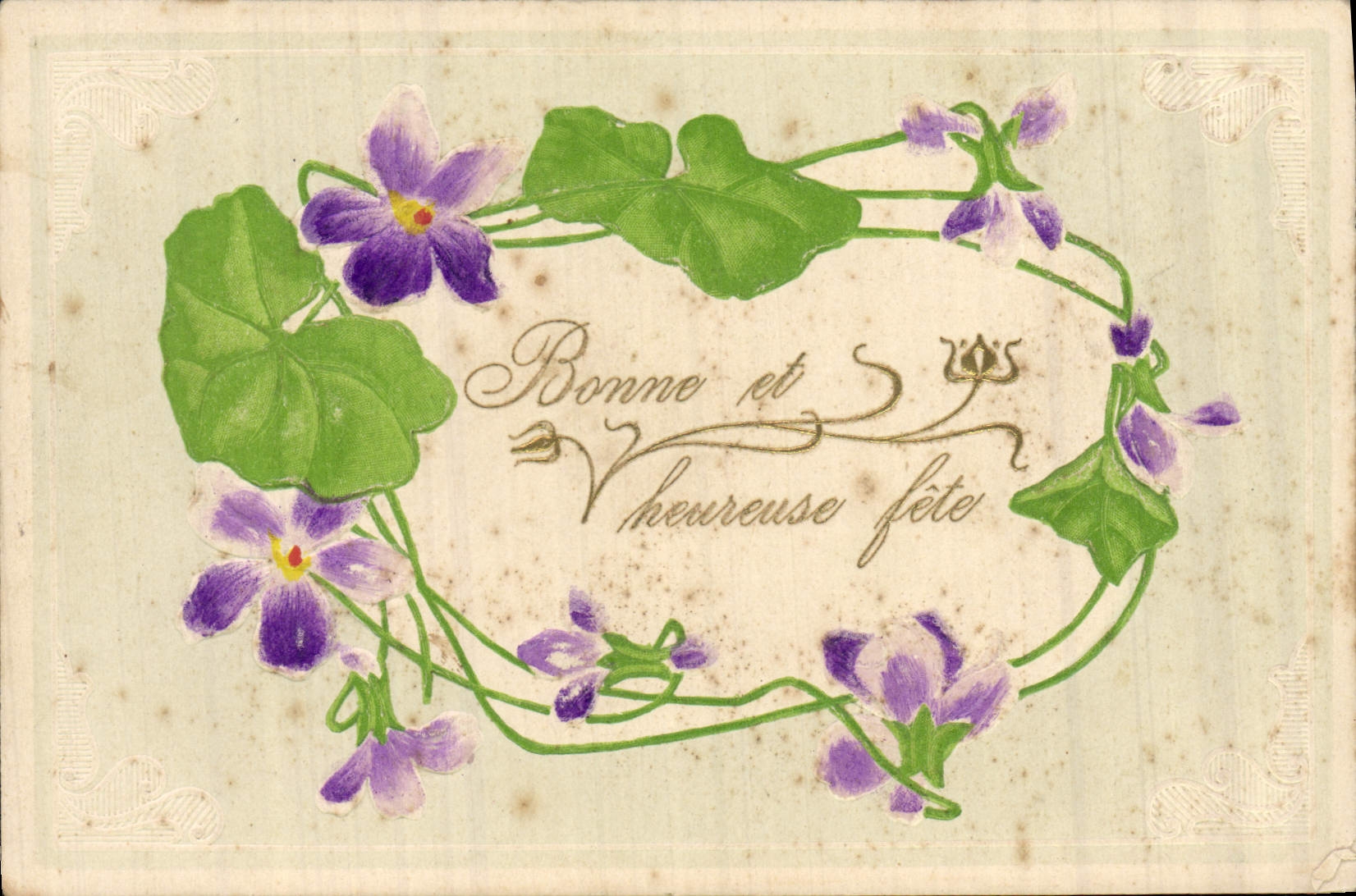 CPA Fantaisie Fleurs 