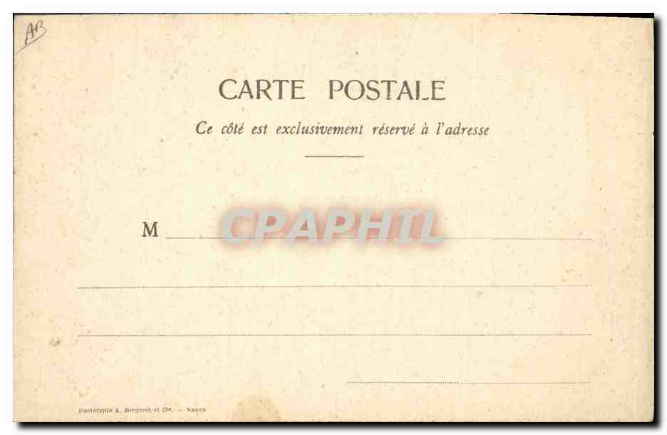 CPA Folklore Dentelle Dentelliere Bruxelles — Verso