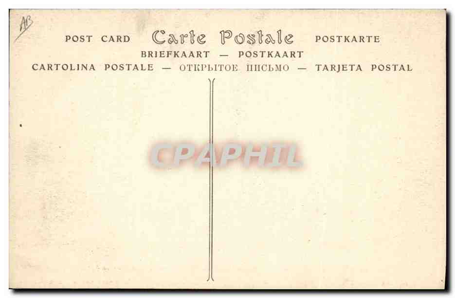 CPA Folklore Dentelle Ecole Dentelliere d'Argentan Point d'Argentan Normandie  — Verso