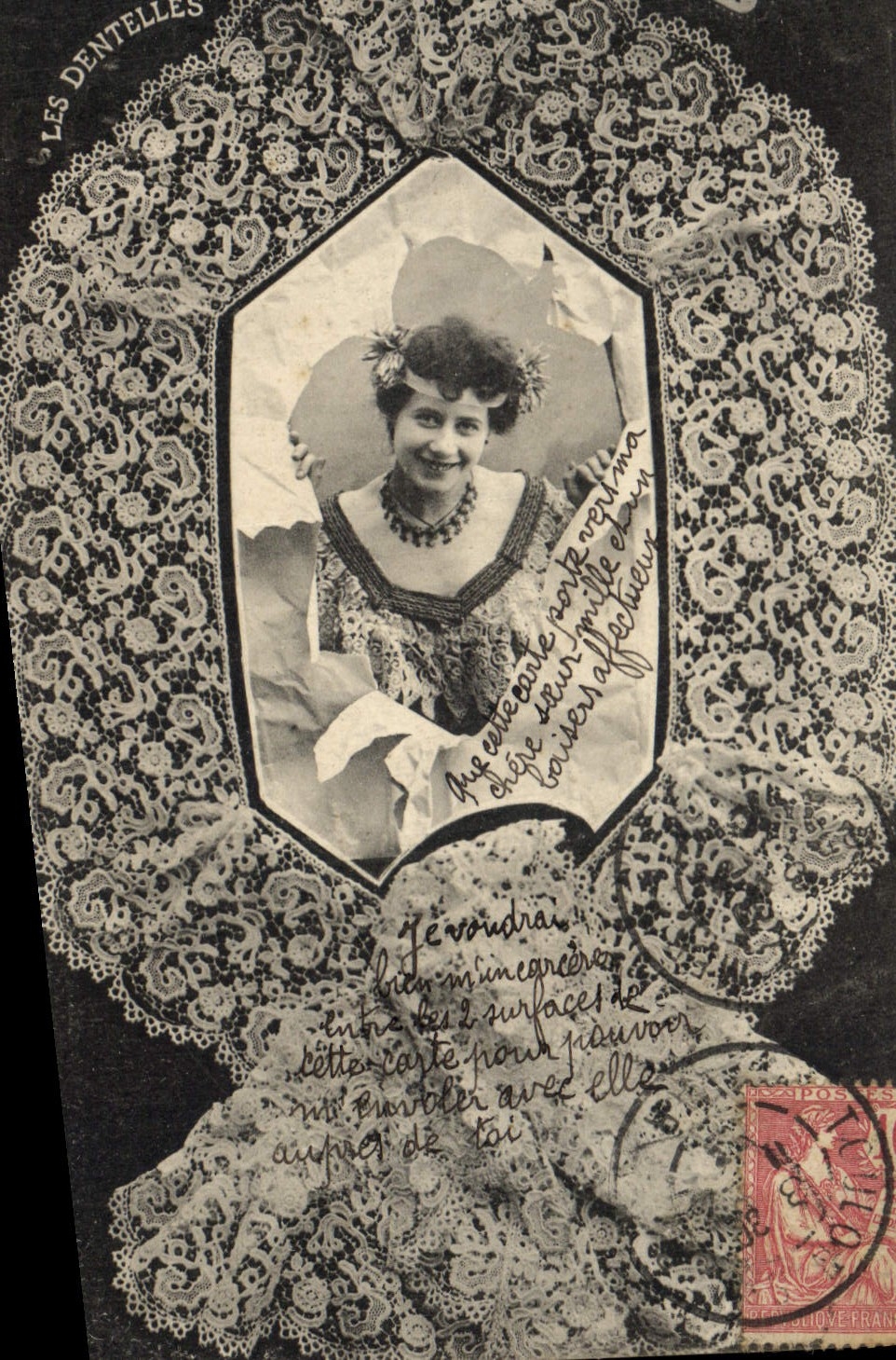 CPA Folklore Dentelle Dentelliere Irlande 