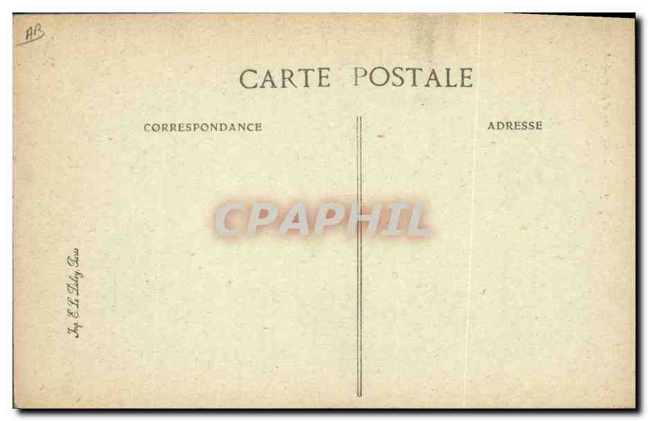 CPA Folklore Dentelle Dentelliere d'Espaly — Verso