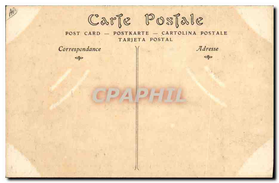 CPA Folklore Dentelle Ecole Dentelliere d'Argentan Point d'Argentan Normandie  — Verso