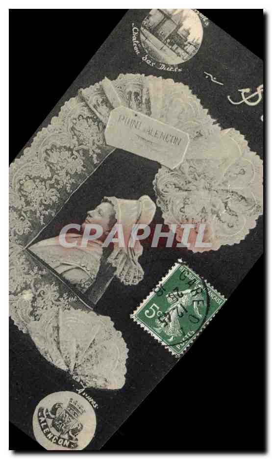 CPA Folklore Dentelle Dentelliere Alencon