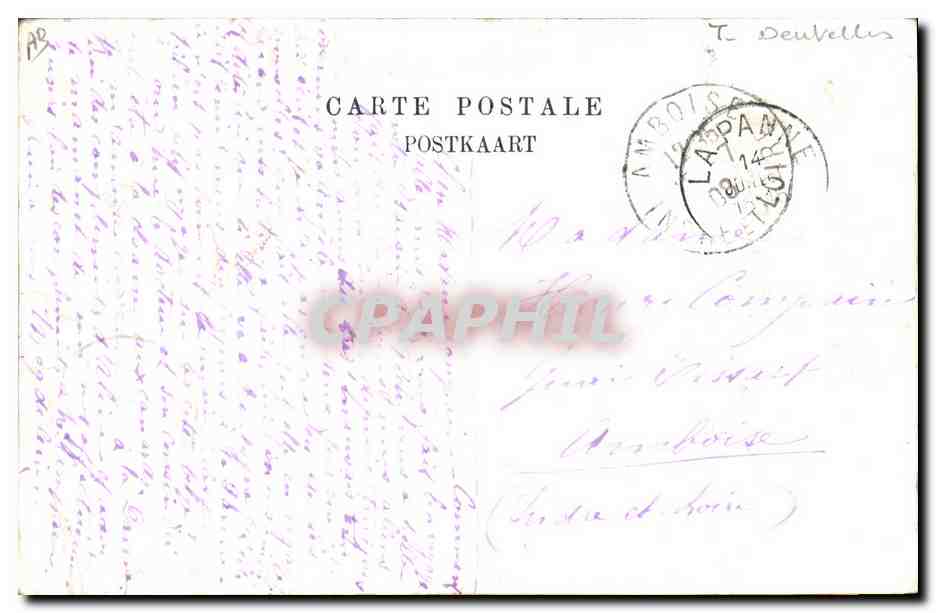 CPA Folklore Dentelle Dentelliere flamande — Verso