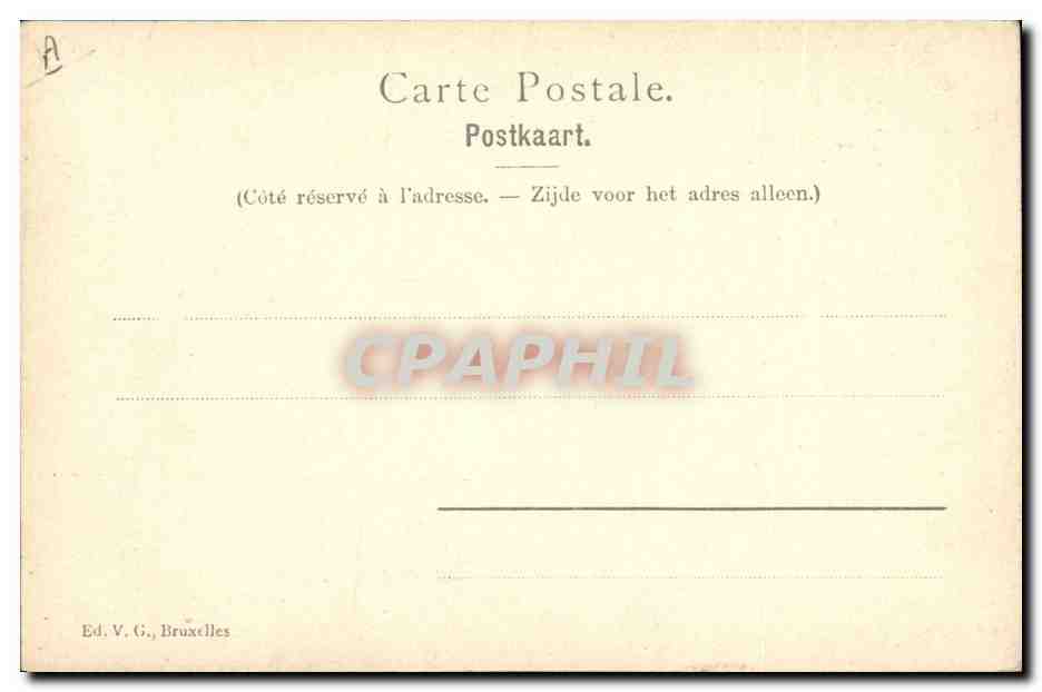 CPA Folklore Dentelle Dentelliere flamande — Verso